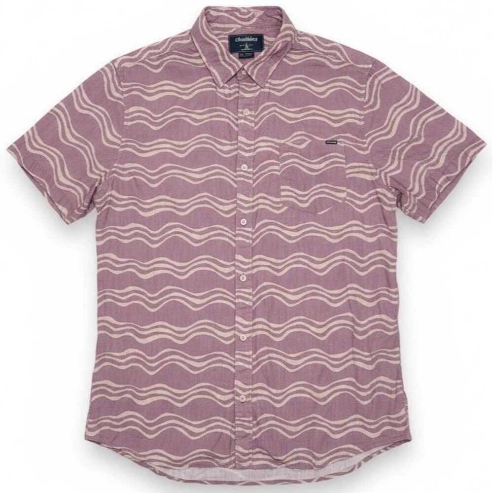 Chubbies Men’s Friday Shirt The Airwave Resort Weave Size XXL Button Up